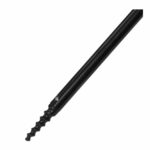 VirtuFit Prémium nagyméretű strand napernyő szélvédővel - 200cm - fekete