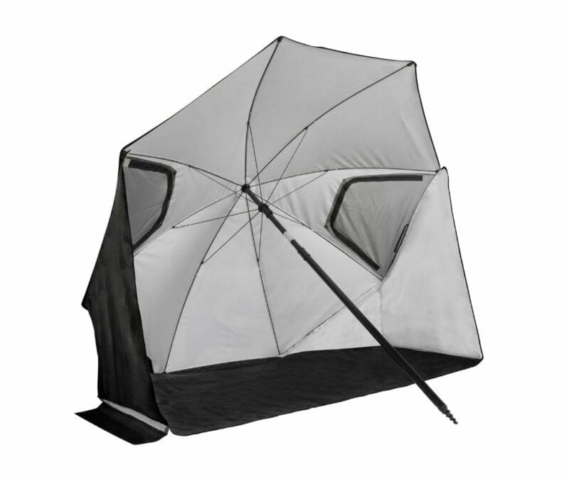 virtufit-premium-nagymeretu-strand-napernyo-szelvedovel-fekete VirtuFit Prémium nagyméretű strand napernyő szélvédővel - 200cm - fekete