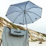 VirtuFit Univerzális napernyő kemping fotelhez - fekete