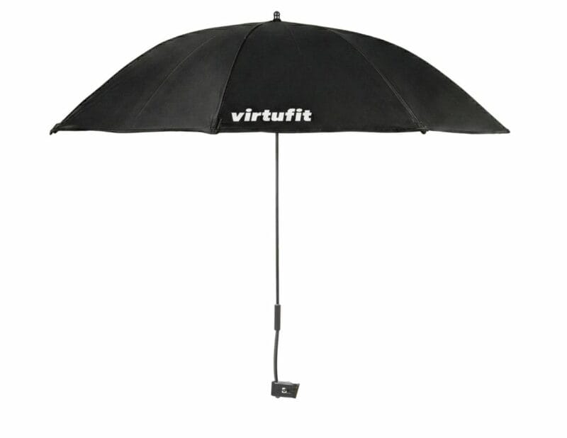 VirtuFit Univerzális napernyő kemping fotelhez - fekete