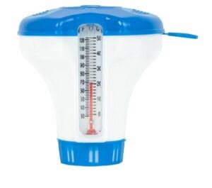 Úszó klóradagoló hőmérővel