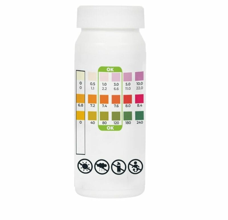 VirtuFit Vízelemző tesztcsík készlet medencékhez