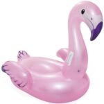 Bestway Felfújható flamingó fogantyúkkal 127x127cm