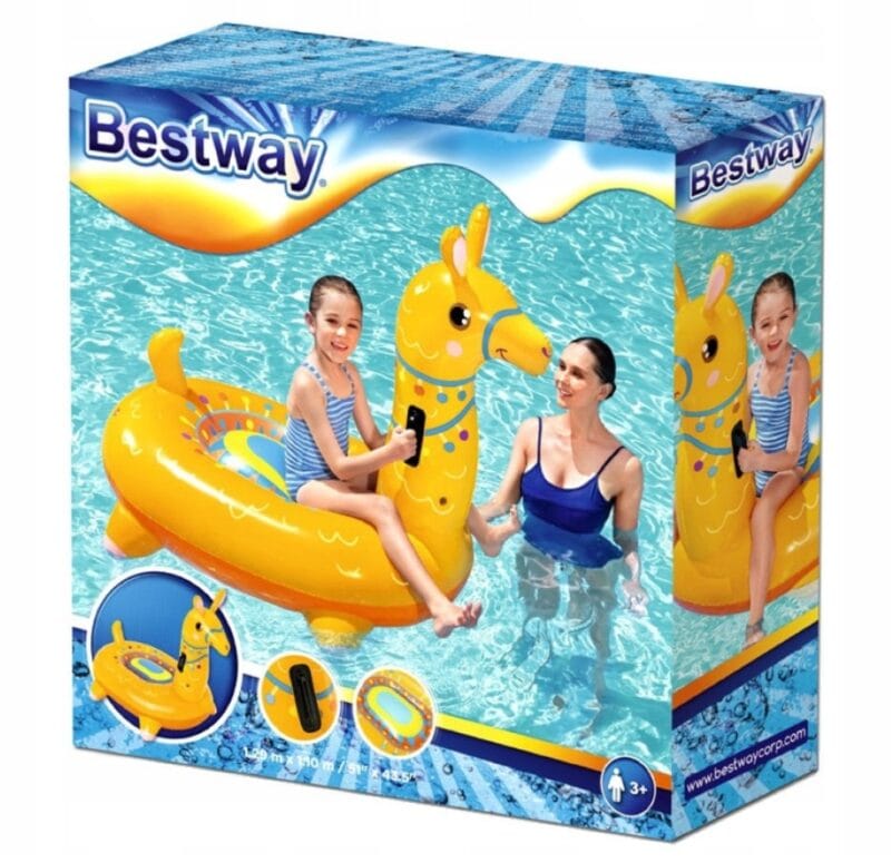 Bestway Felfújható láma fogantyúkkal 129x110cm