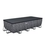 Bestway APX 365 négyévszakos szögletes fémvázas medence kiegészítőkkel 549x274x132cm