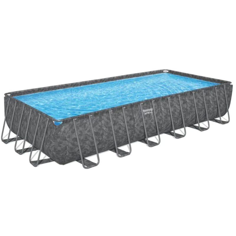 Bestway APX 365 négyévszakos szögletes fémvázas medence kiegészítőkkel 732x366x132cm