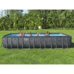 Bestway APX 365 négyévszakos szögletes fémvázas medence kiegészítőkkel 732x366x132cm