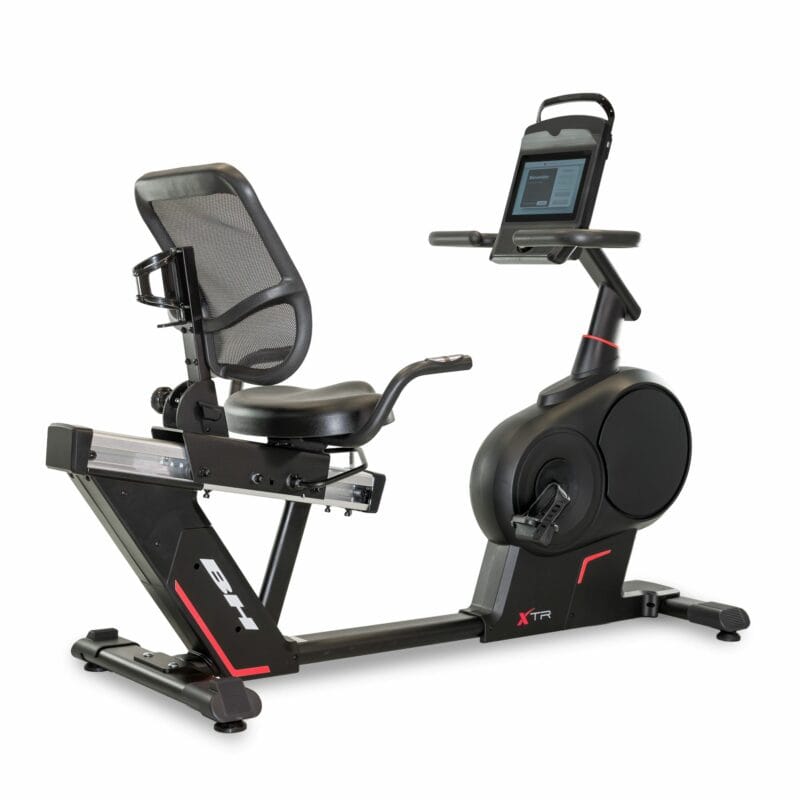 BH Fitness XTR fél profi háttámlás szobakerékpár multimédiás TFT kijelzővel