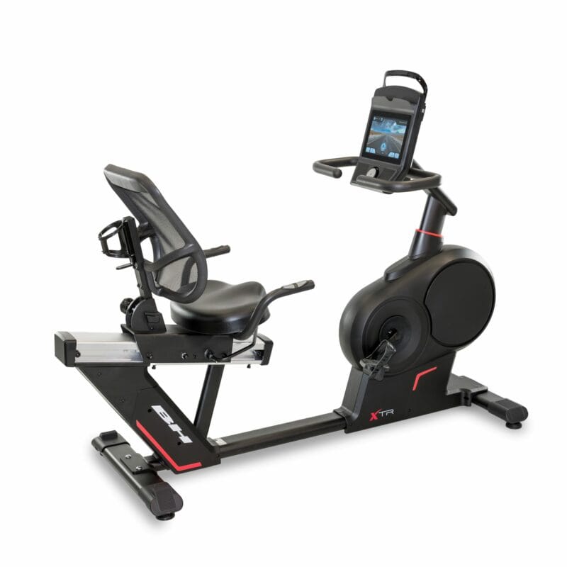 BH Fitness XTR fél profi háttámlás szobakerékpár multimédiás TFT kijelzővel
