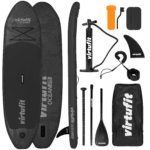 VirtuFit Ocean 275cm-es fekete SUP kiegészítőkkel és táskával