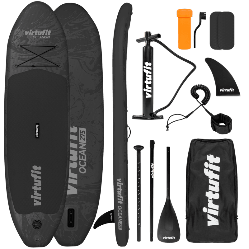 VirtuFit Ocean 275cm-es fekete SUP kiegészítőkkel és táskával