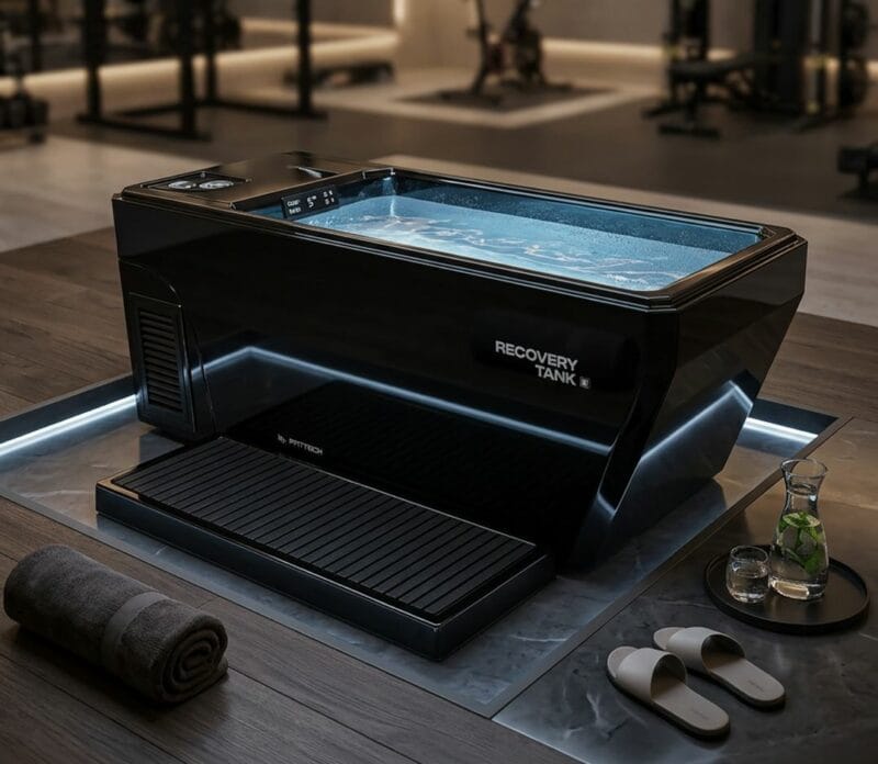 FFiTTech Recovery Tank regenerációs jégkád - fehér