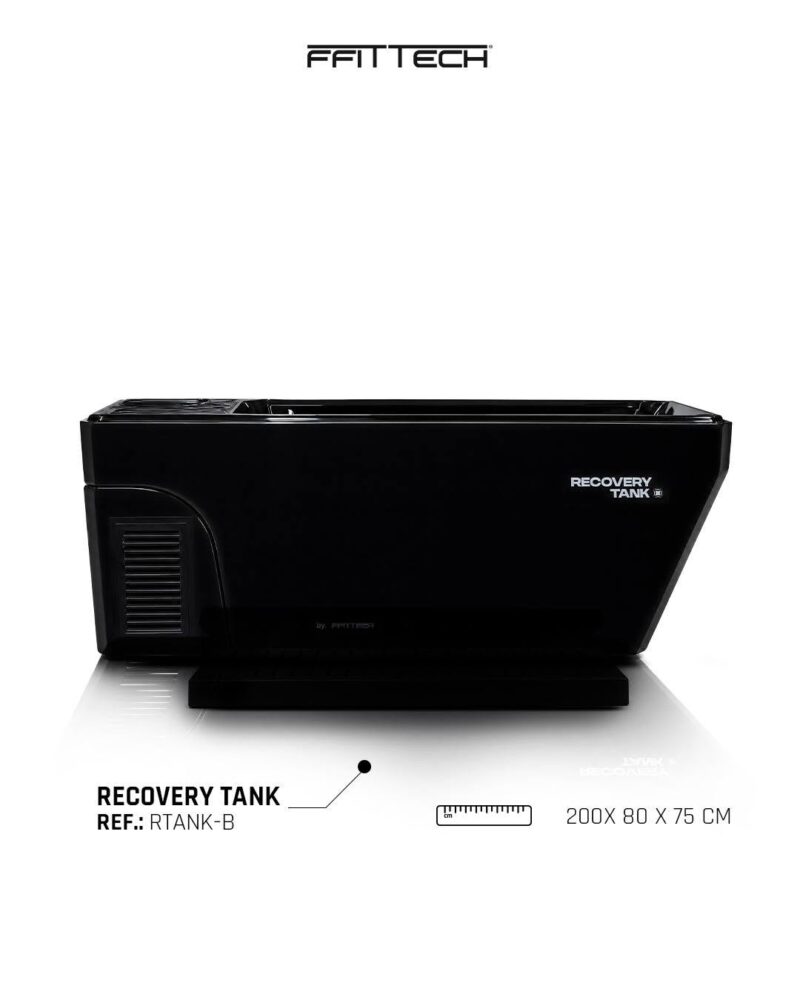 FFiTTech Recovery Tank regenerációs jégkád - fekete