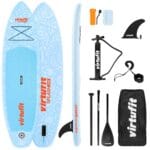 VirtuFit Splash 255 SUP deszka kiegészítőkkel és táskával - Doodle Light Blue
