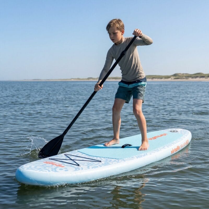 VirtuFit Splash 255 SUP deszka kiegészítőkkel és táskával - Doodle Light Blue