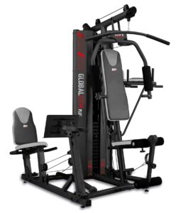 Global GYM multifunkciós fitnesz center lábtolóval és tolódzkodó állvánnyal