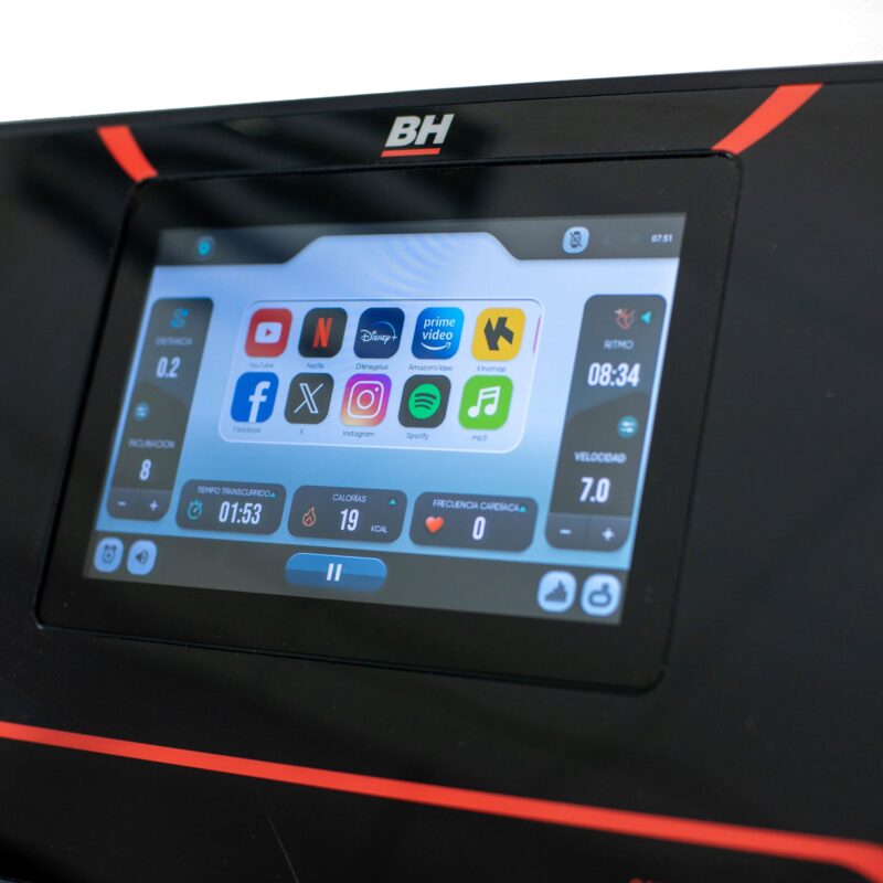 BH Fitness RX9 futópad multimédiás TFT kijelzővel
