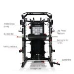 FFiTTech Multigym FF420 kombinált erőkeret 2x100kg súllyal
