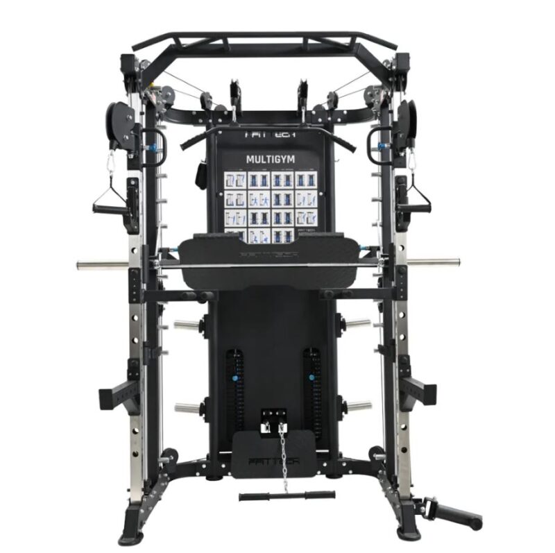 ffittech-multigym-ff420-kombinalt-erokeret-2x100kg-sullyal FFiTTech Multigym FF420 kombinált erőkeret 2x100kg súllyal