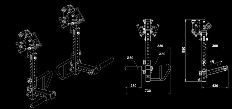 ATX 3D Jammer Arms RRL-700 multifunkciós edzőkarok