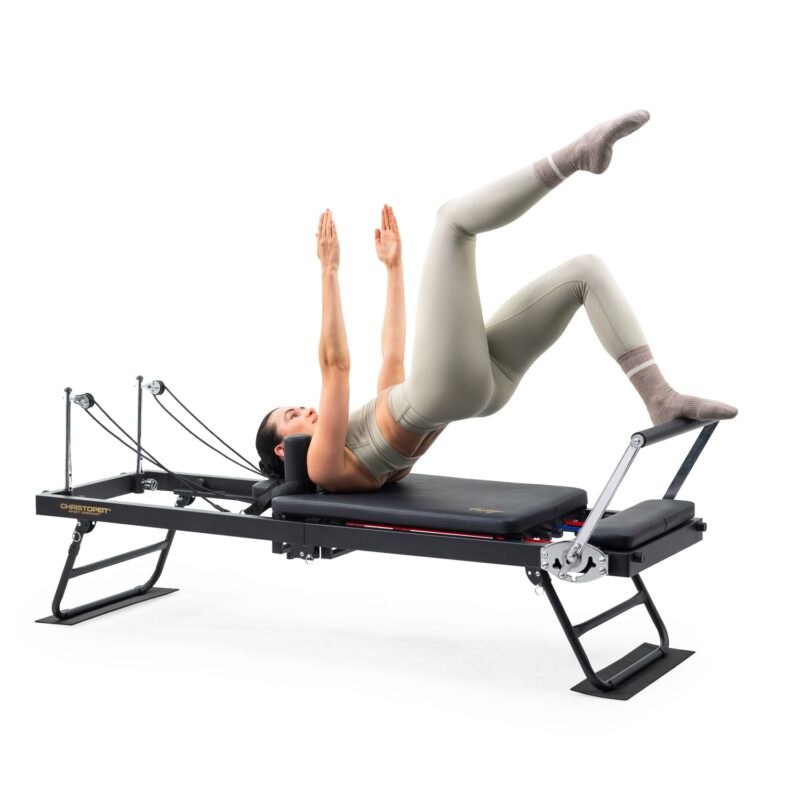 Christopeit sport Pilates Reformer 2000 összecsukható acélvázas kialakításban
